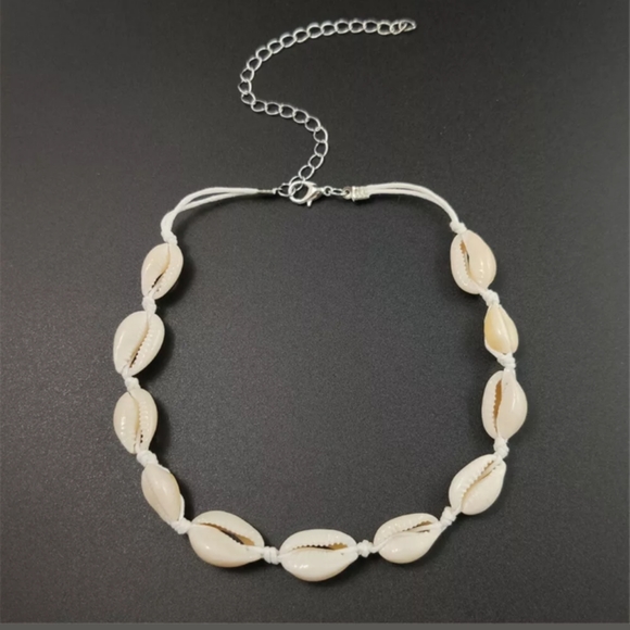 VSCO GIRL PUKA COWRIE SHELL NECKLACE - Picture 3 of 4